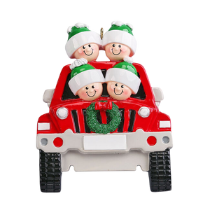 Personalized Customized Family Driving Model Ornament