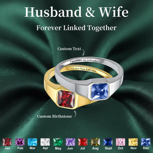 I'm Yours No Refunds, Personalized Birthstone Promise Ring