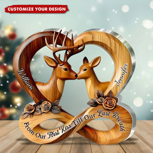 From Our First Kiss Till Our Last Breath - Custom Acrylic Plaque