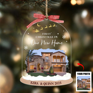 First Christmas In Our New Home - Personalized Acrylic Ornament
