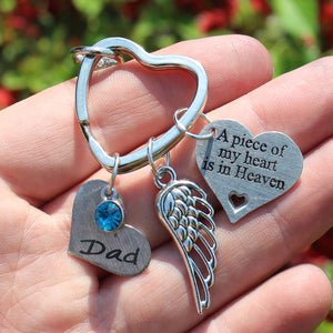 Forever In My Heart - Custom Memorial Keychain