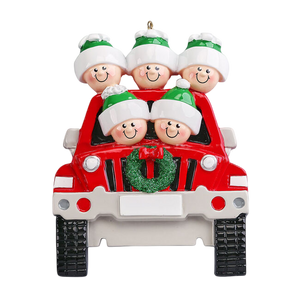 Personalized Customized Family Driving Model Ornament