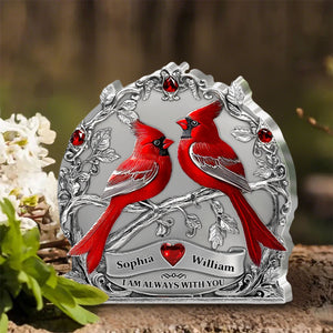 Our Radiant Journey - Personalized Shaped Acrylic Plaque For Couple