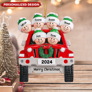 Personalized Customized Family Driving Model Ornament