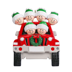 Personalized Customized Family Driving Model Ornament