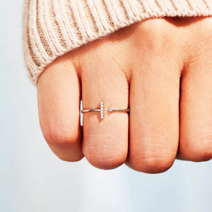 Girl Gang Minimalist T Shaped Ring