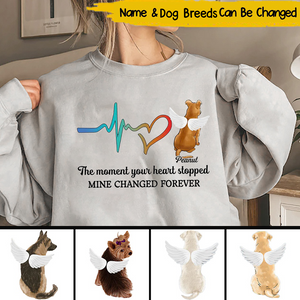 The Moment Your Heart Stopped - Personalized Sweatshirt