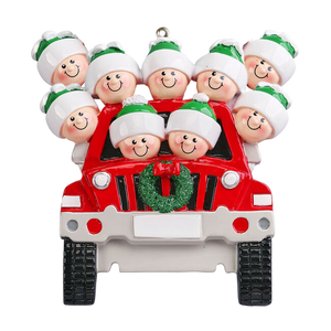 Personalized Customized Family Driving Model Ornament