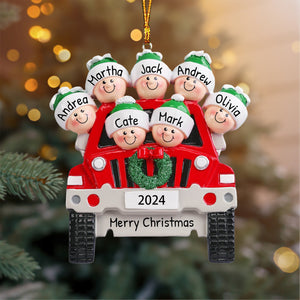 Personalized Customized Family Driving Model Ornament