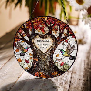 Personalized Tree of Life Suncatcher – Anniversary Gift