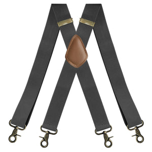 Personalized Monogrammed Leather Suspenders - Unique Gift For Men