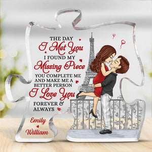 I Love You Forever And Always - Couple Personalized Plaque