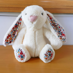 Personalized Plush Bunny With Name And Year, Easter Gift For Kids