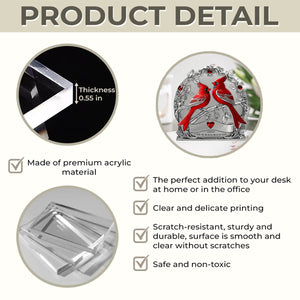 Our Radiant Journey - Personalized Shaped Acrylic Plaque For Couple