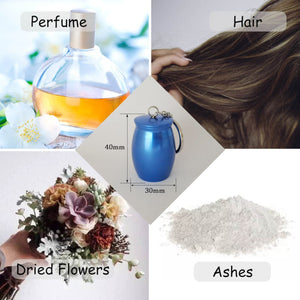 Small Keepsake Urns for Ashes Butterflies Mini Cremation Urn Personalized Keychain