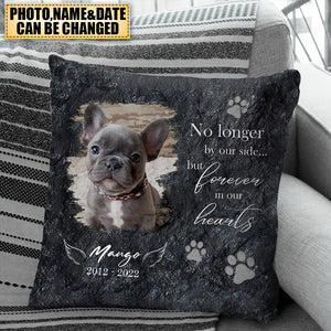 Personalized Memorial Photo Pillowcase, No Longer By Our Side
