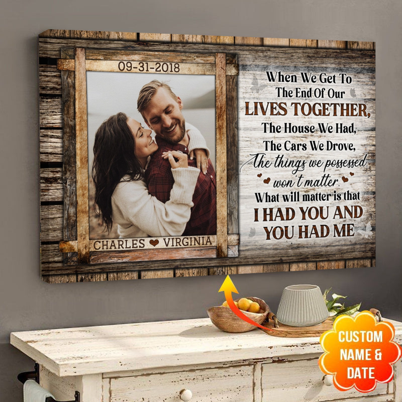 Gift For Couple I Has You And You Has Me - Personalized Custom Poster