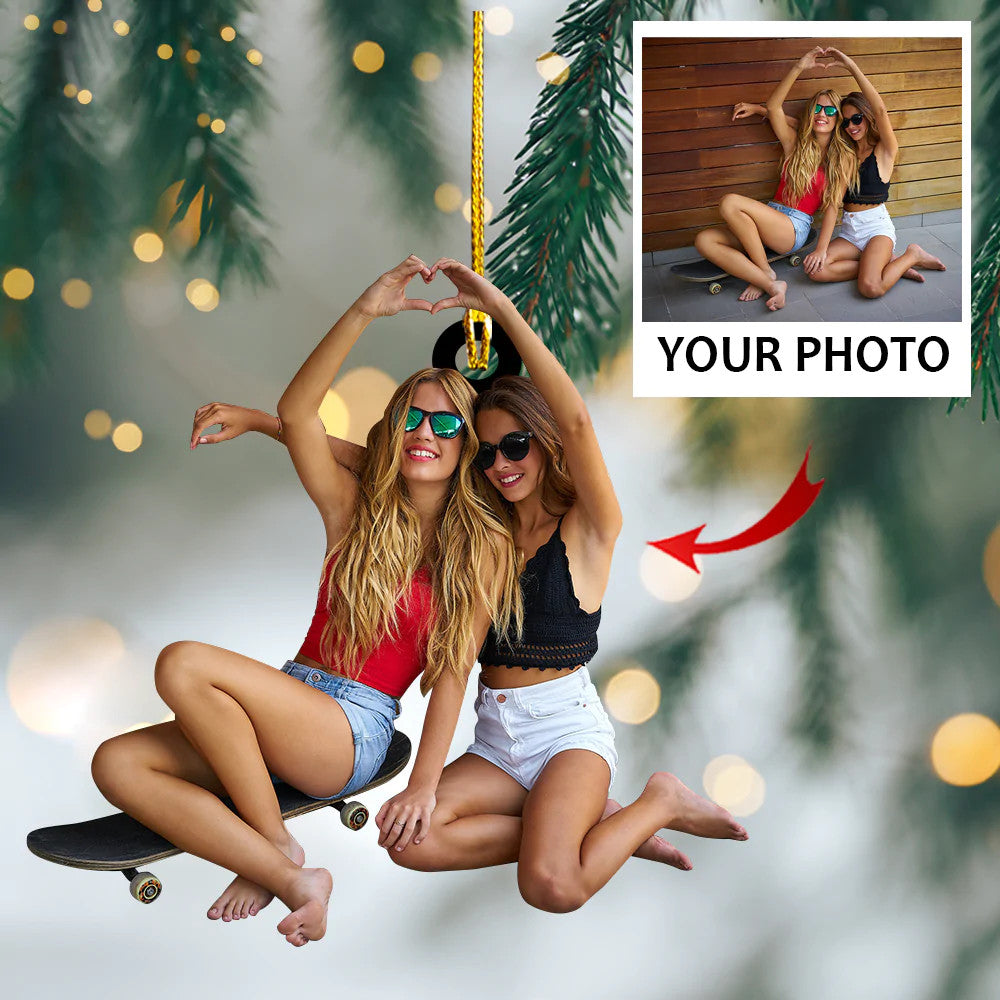 Custom photo Ornament - Personalized Christmas Gifts