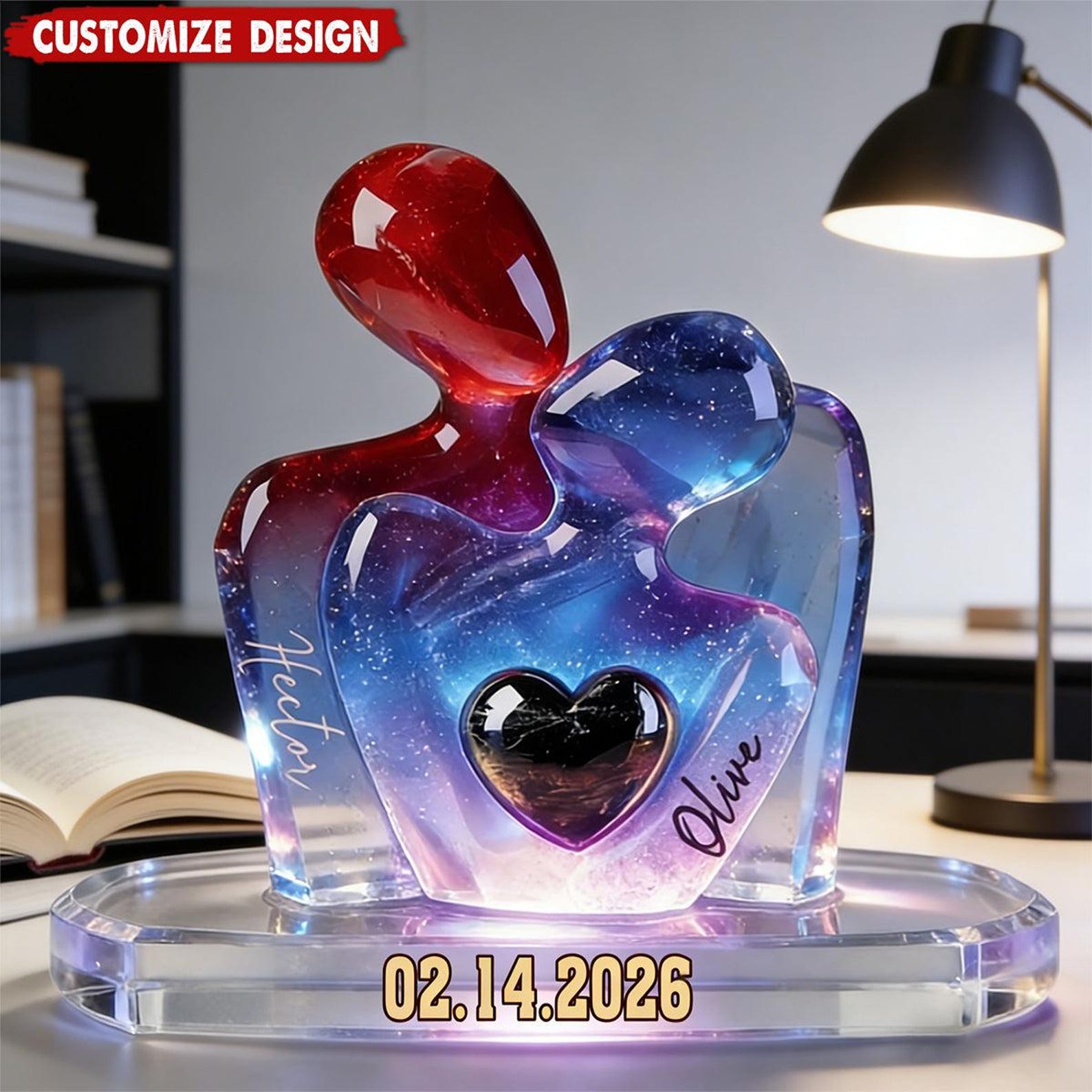 Personalized You & Me We Got This 2D Flat Acrylic Plaque