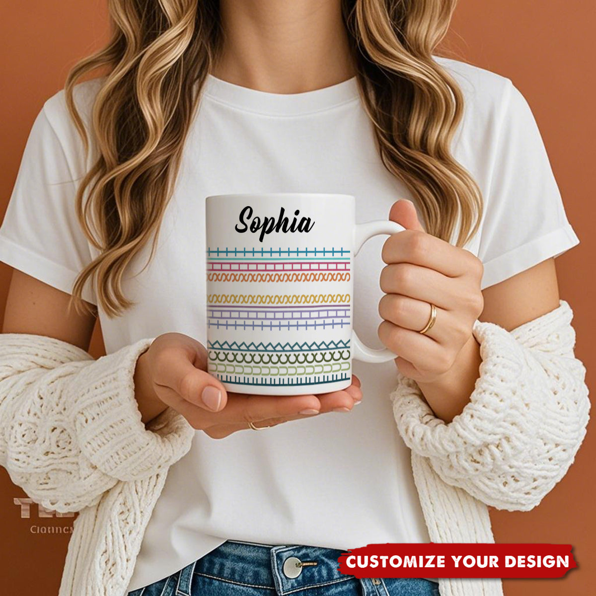 Patchwork Of Passion - Friend Personalized Custom Mug
