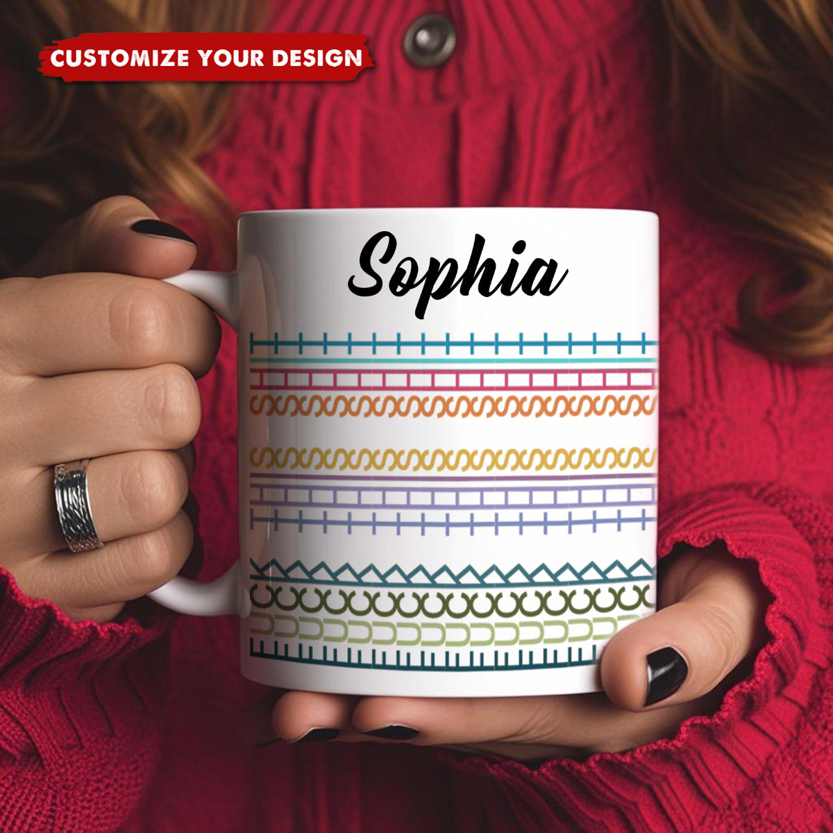 Patchwork Of Passion - Friend Personalized Custom Mug