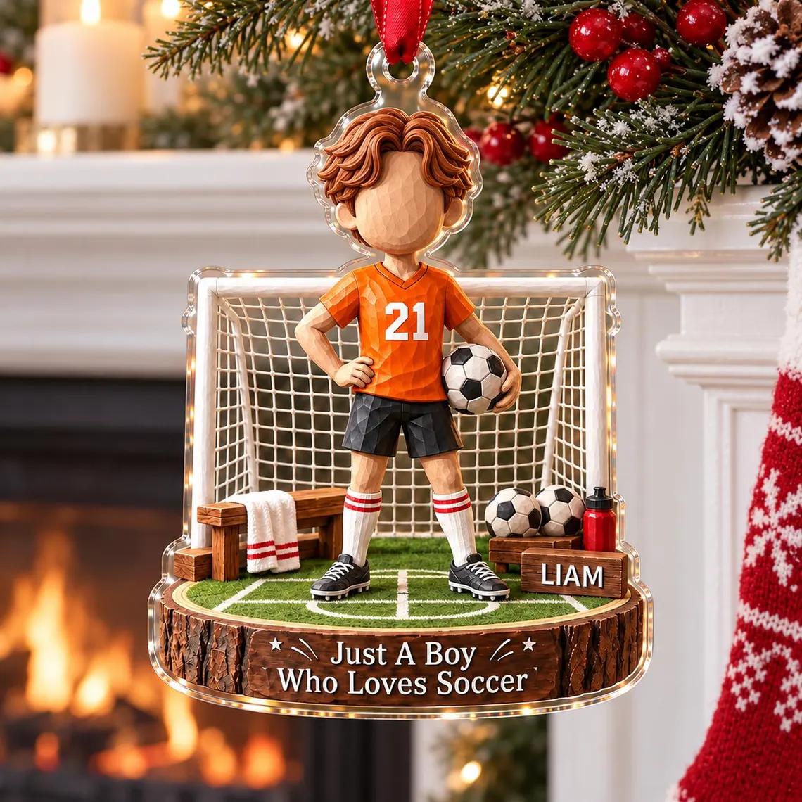 Personalized Soccer Player Acrylic