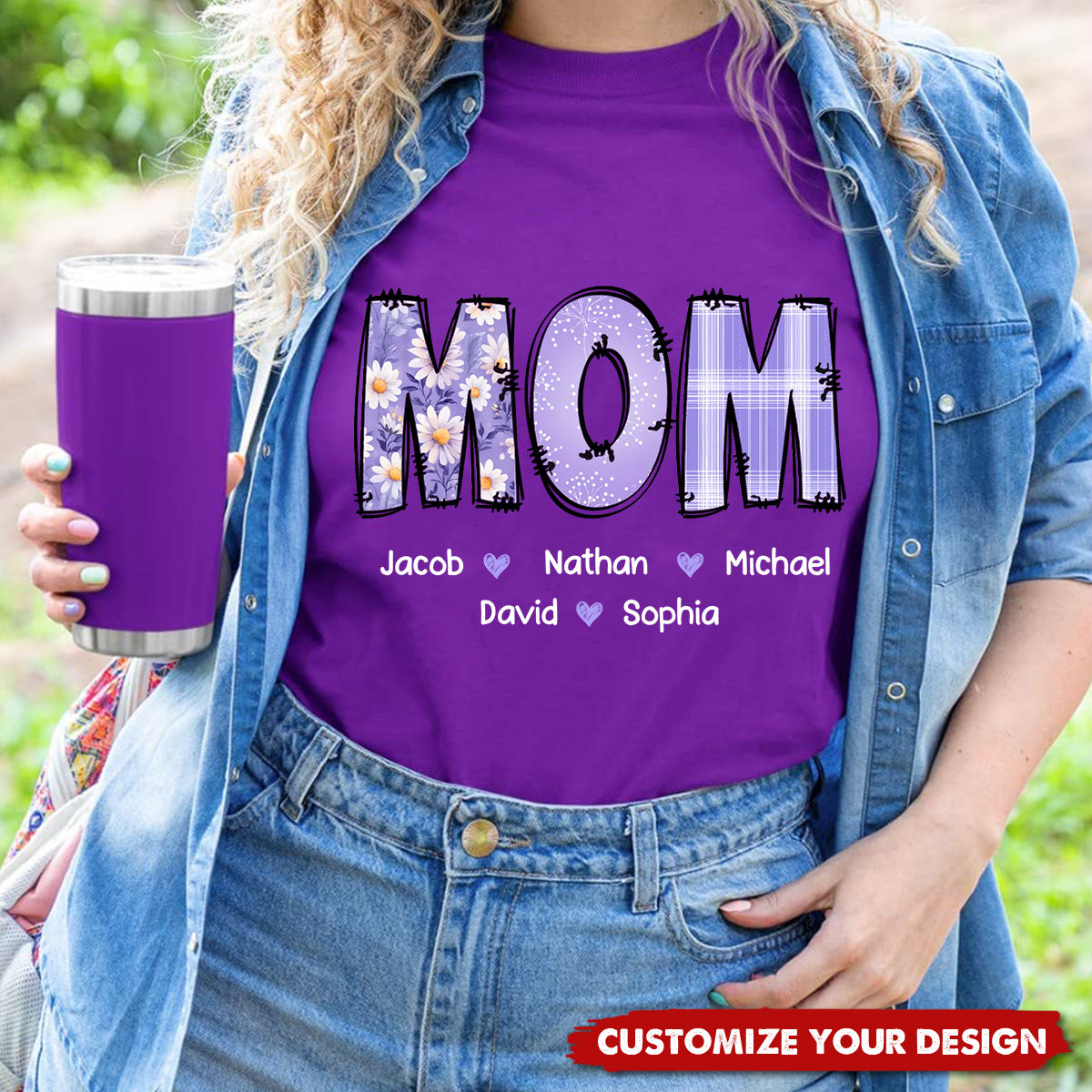 Proud To Be Mama's Child - Family Personalized Custom Unisex T-shirt, Premium T-shirt