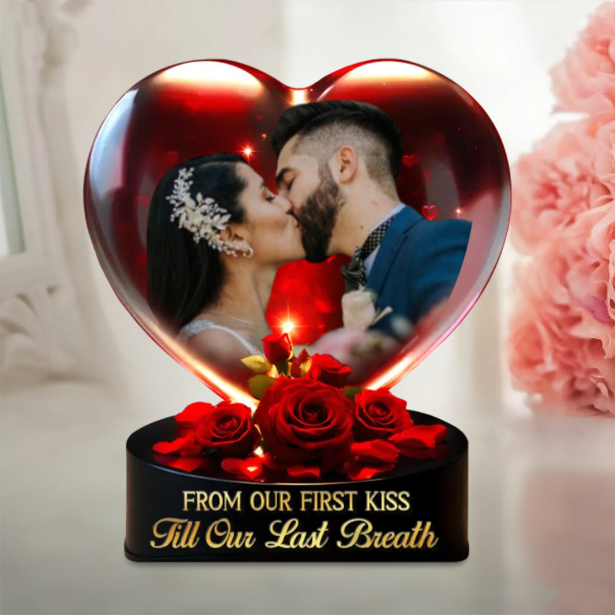 From Our First Kiss -  Custom Couple Acrylic Plaque