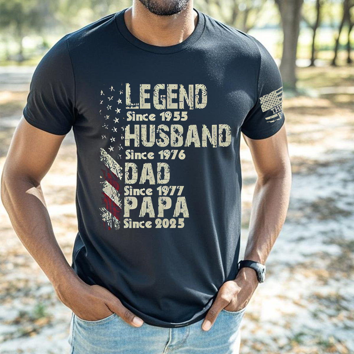 Personalized Family Name Legend T-shirt, Father's Day Gift
