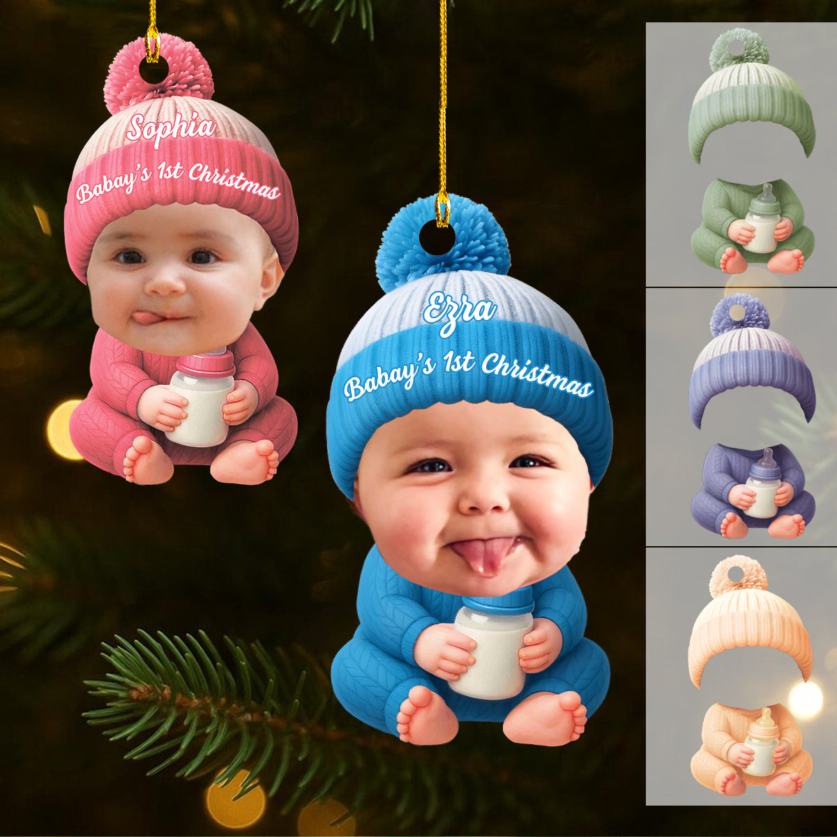 Personalized Ornaments For Newborn ,Christmas Gift For Baby