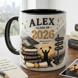 Personalized 2026 Graduation Mug, Senior Graduate Mug, Gift For Her Or Him