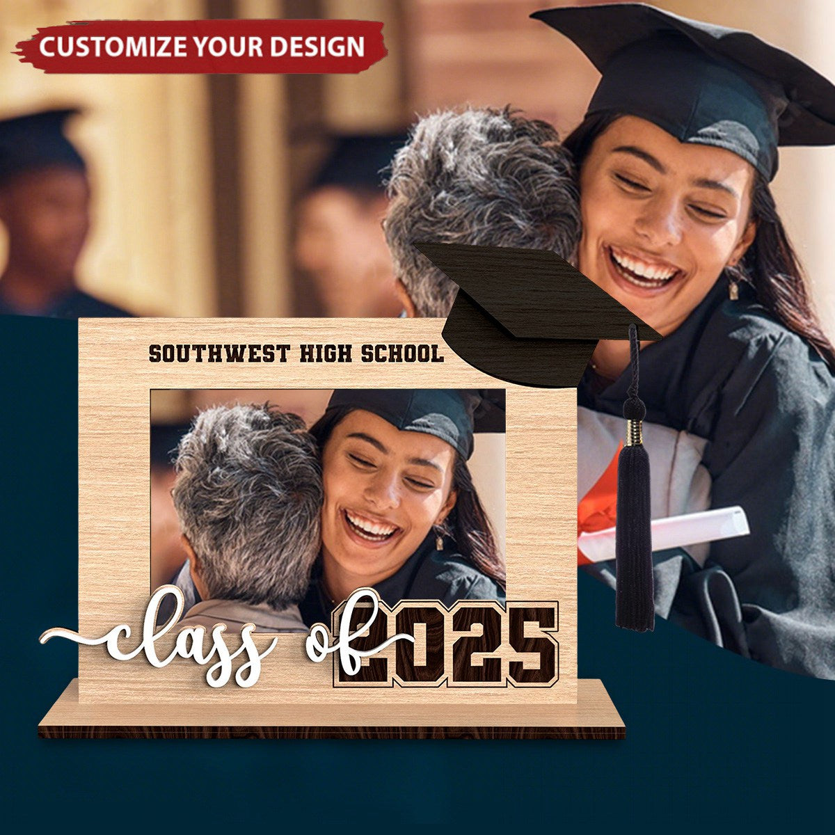 2025 Personalized Graduation Photo Frame-Gift For Graduate