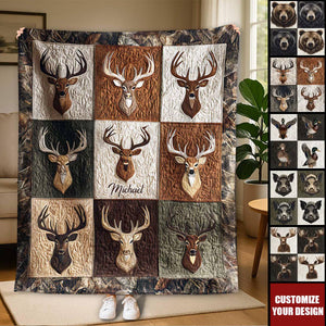 Love Hunting - Personalized Hunting Blanket