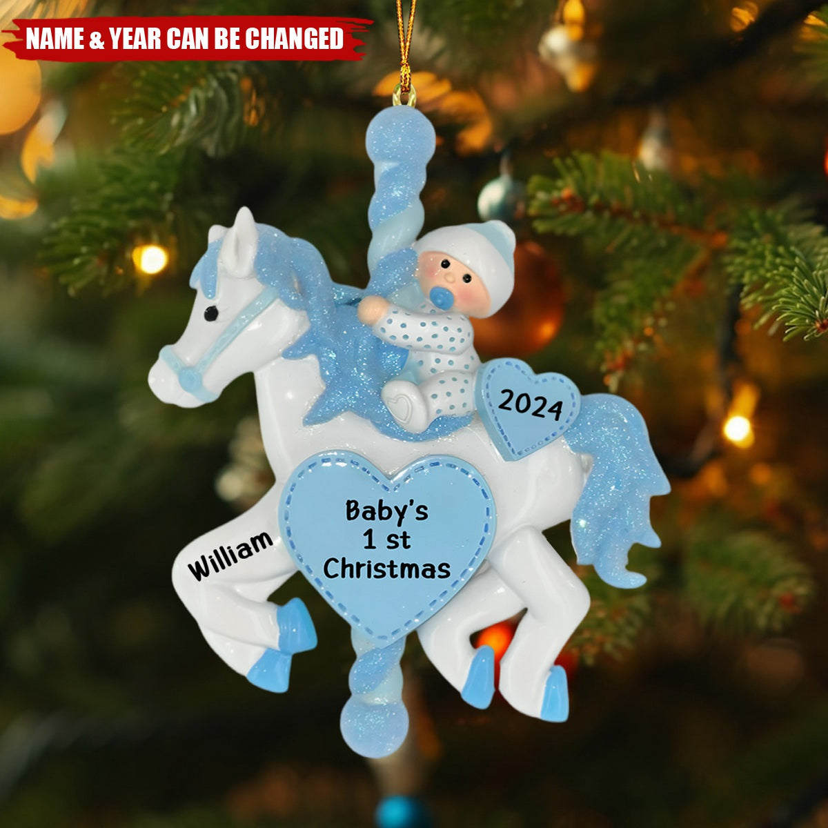 Newborn Baby Gift First Christmas Baby Ornament