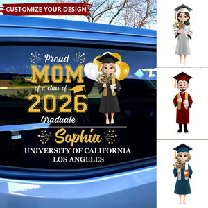 Proud Graduation - Personalized Decal