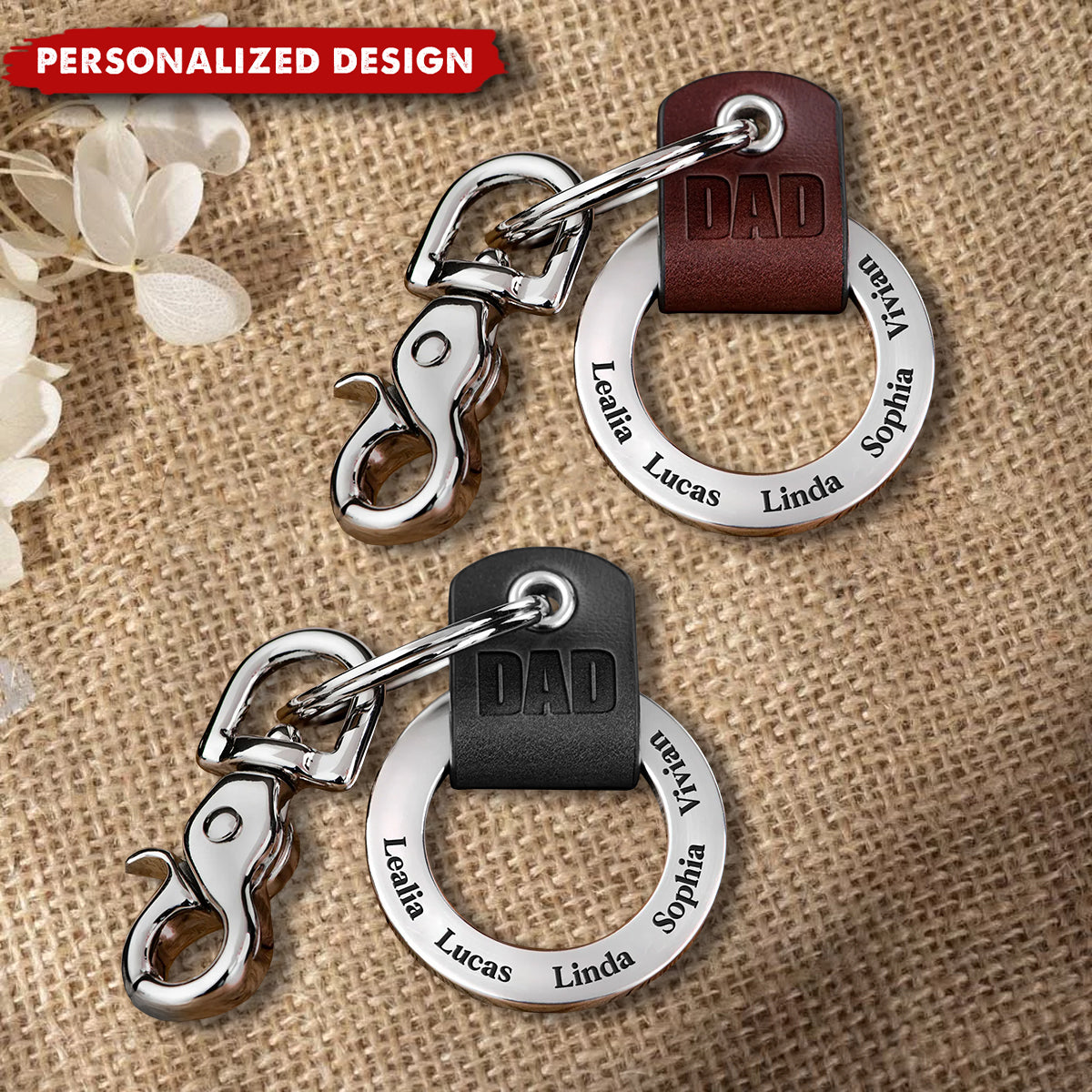 Personalized Kids' Name Keychain, Gift For Father's Day