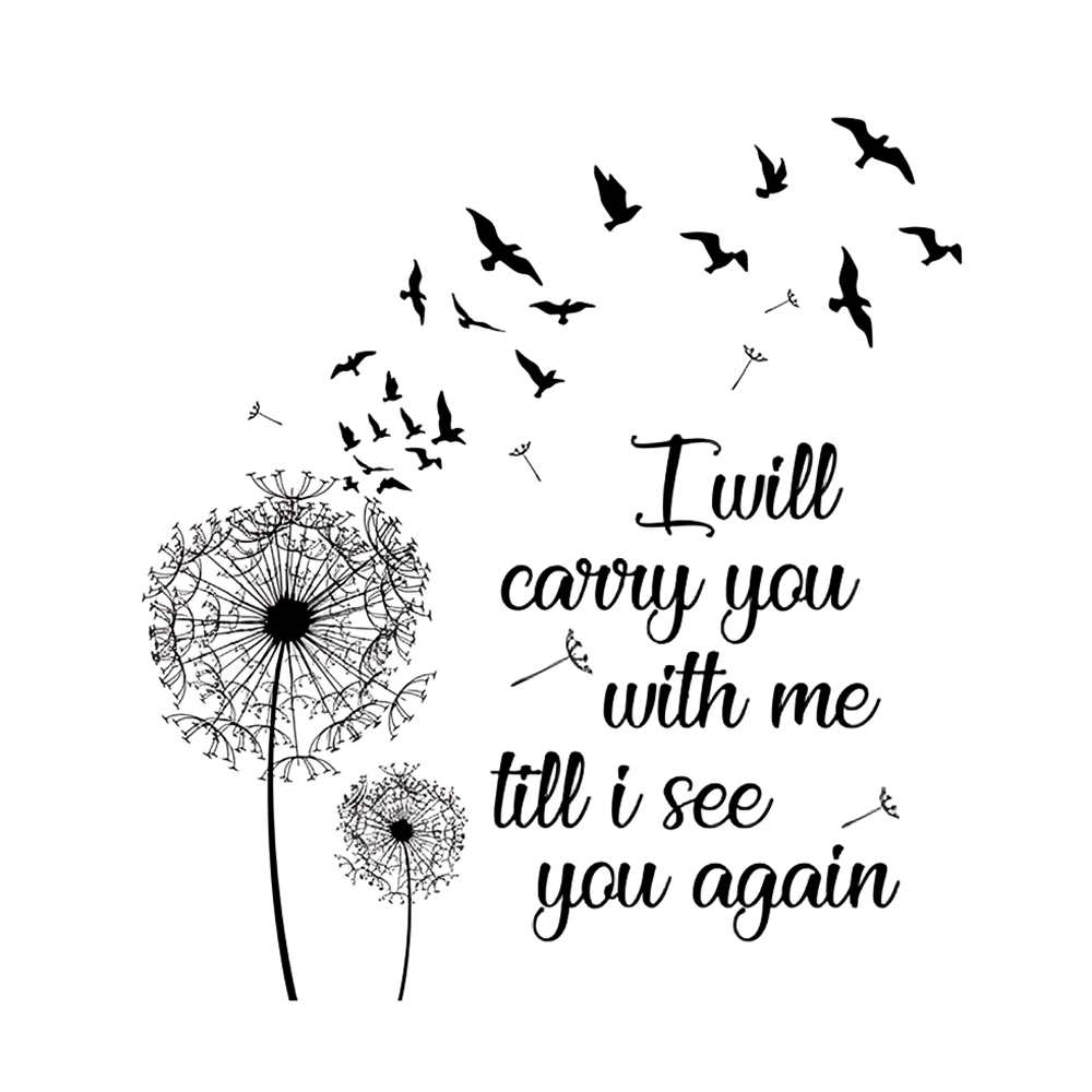 I Will Carry You With Me Until I See You Again - Personalized Engraved Bracelet