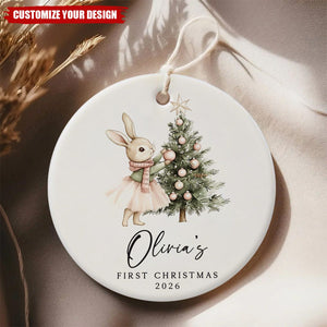 Personalized Baby First Christmas Ornament, Christmas Keepsake
