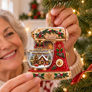 Personalized Baking Mixer Christmas Ornament