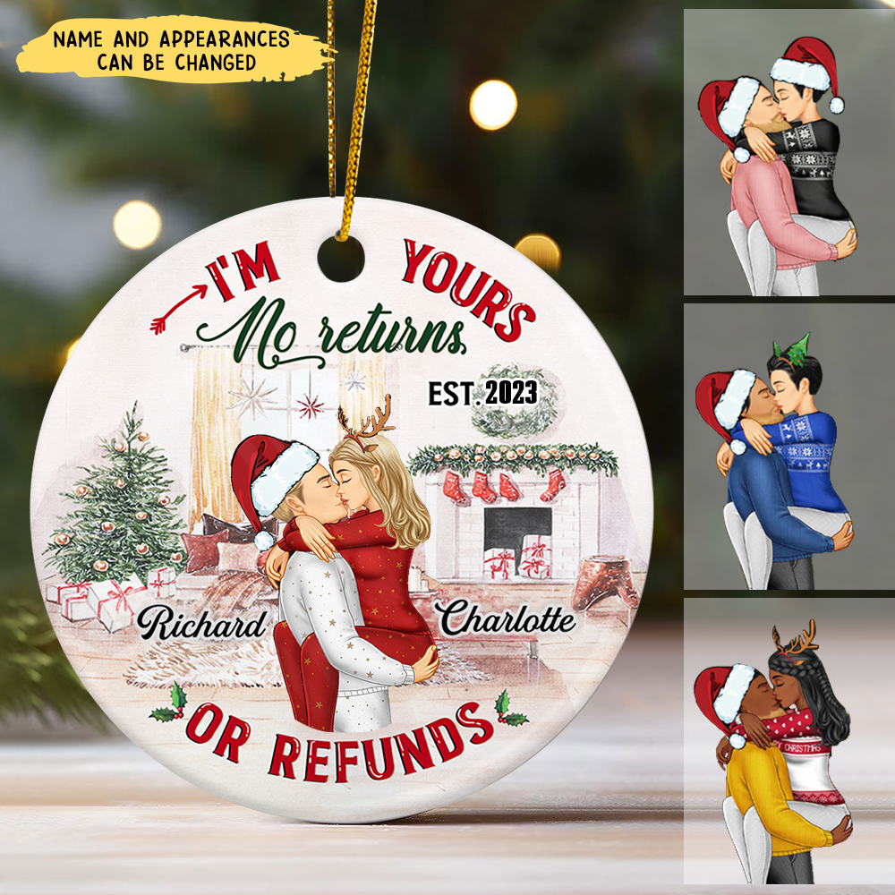 No Returns Or Refunds - Personalized Christmas Ornament