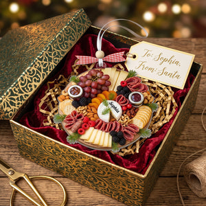 Custom Christmas Charcuterie Board Ornament