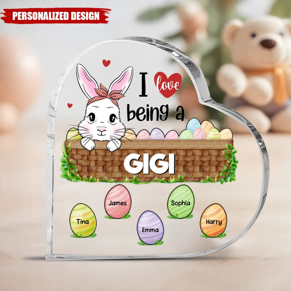 I Love Being A Grandma-Personalized Acrylic Plaque-Gift For Grandma