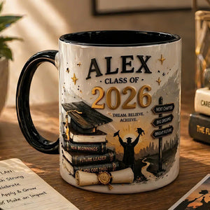 Personalized 2026 Graduation Mug, Senior Graduate Mug, Gift For Her Or Him