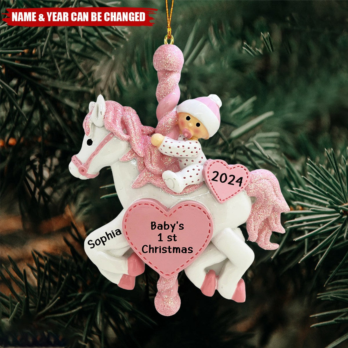 Newborn Baby Gift First Christmas Baby Ornament