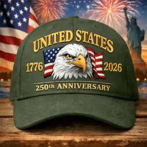 United States 250th Anniversary Patriotic Eagle Classic Cap