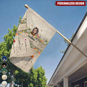 Personalized "Mommy’s Garden" Garden Flag, Gift For Mother's Day
