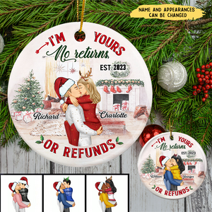 No Returns Or Refunds - Personalized Christmas Ornament