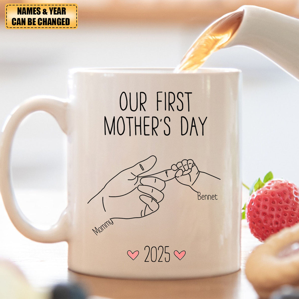 Personalized Our First Mother's Day Mug Gifts From Baby