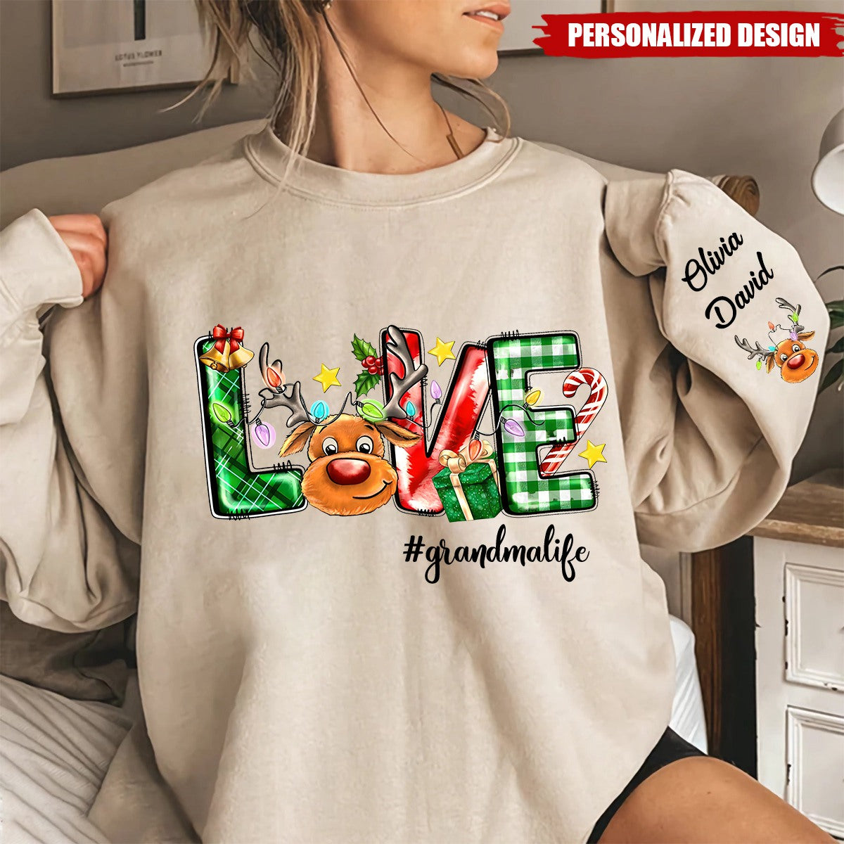 2024 Cute Looking Christmas , Family Christmas Sweatshirt