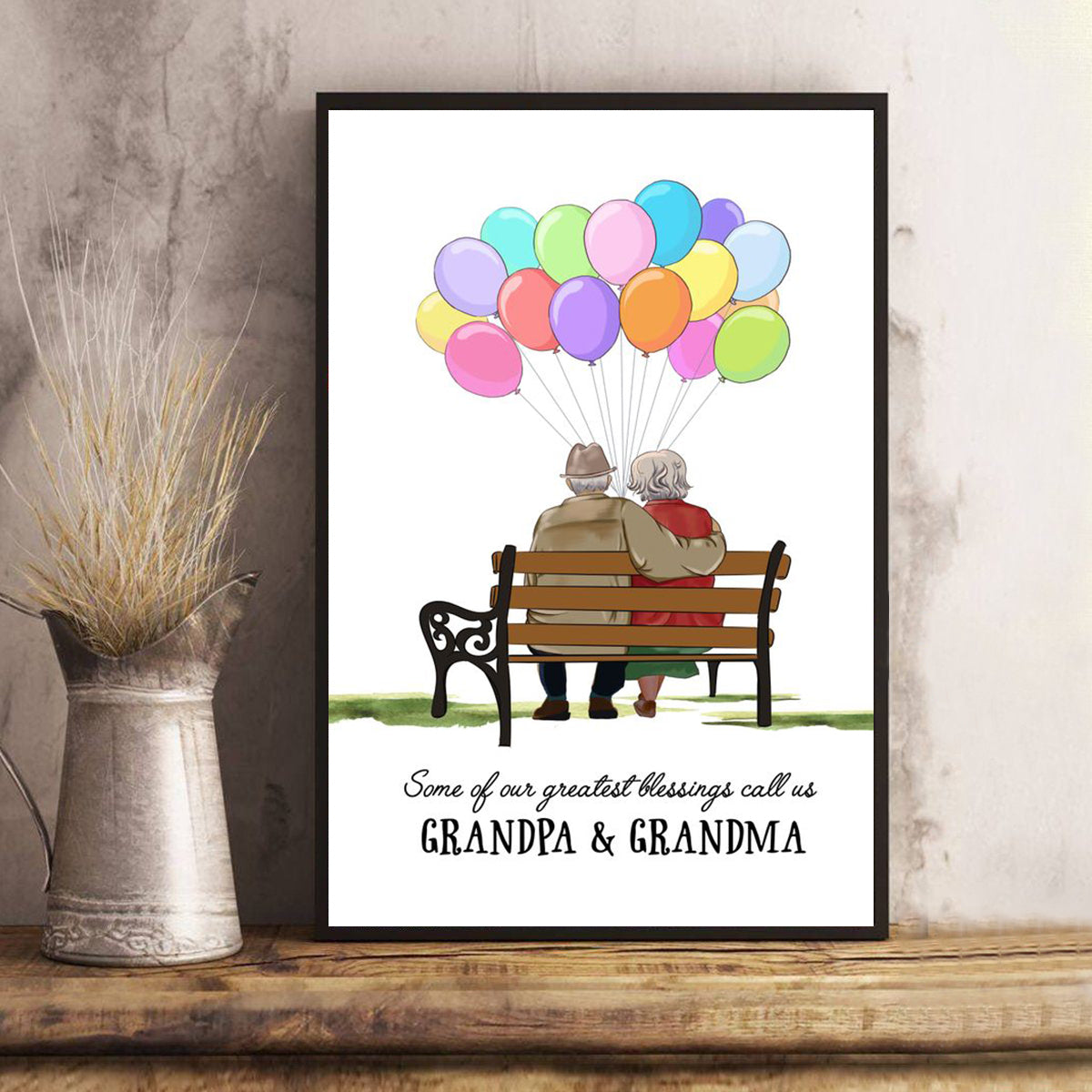 Some Of Our Greatest Blessings Call Us- Personalized Canvas